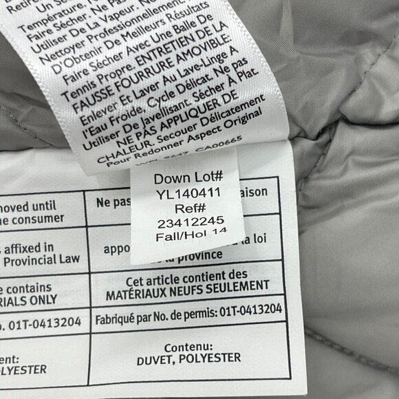 Eddie Bauer Weatheredge Down Fill Parka Coat Jacket Purple No Hood - Picture 11 of 13